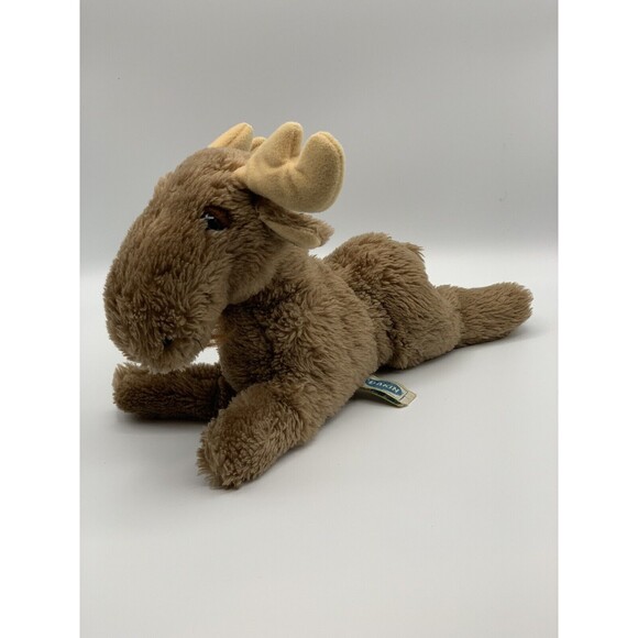 Dakin 1978 Plush Stuffed Moose Vintage Shredded Ground Nutshell Clippings - Picture 1 of 10
